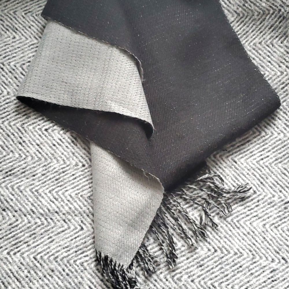 😸NWOT Retreat Grey Knit Scarf – Minimalist Classic